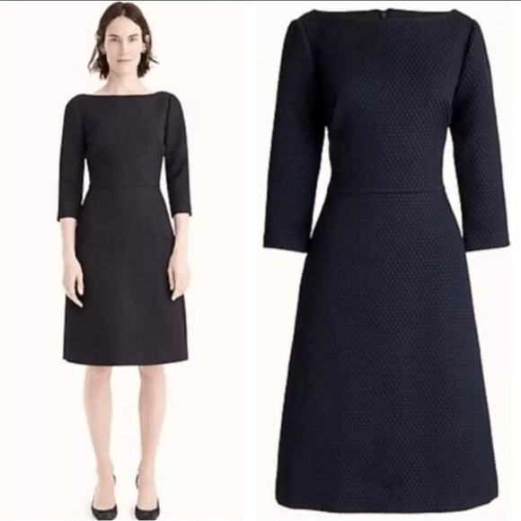 J.Crew Matalasse Black Dress - Picture 1 of 5